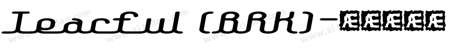Tearful (BRK)字体转换
